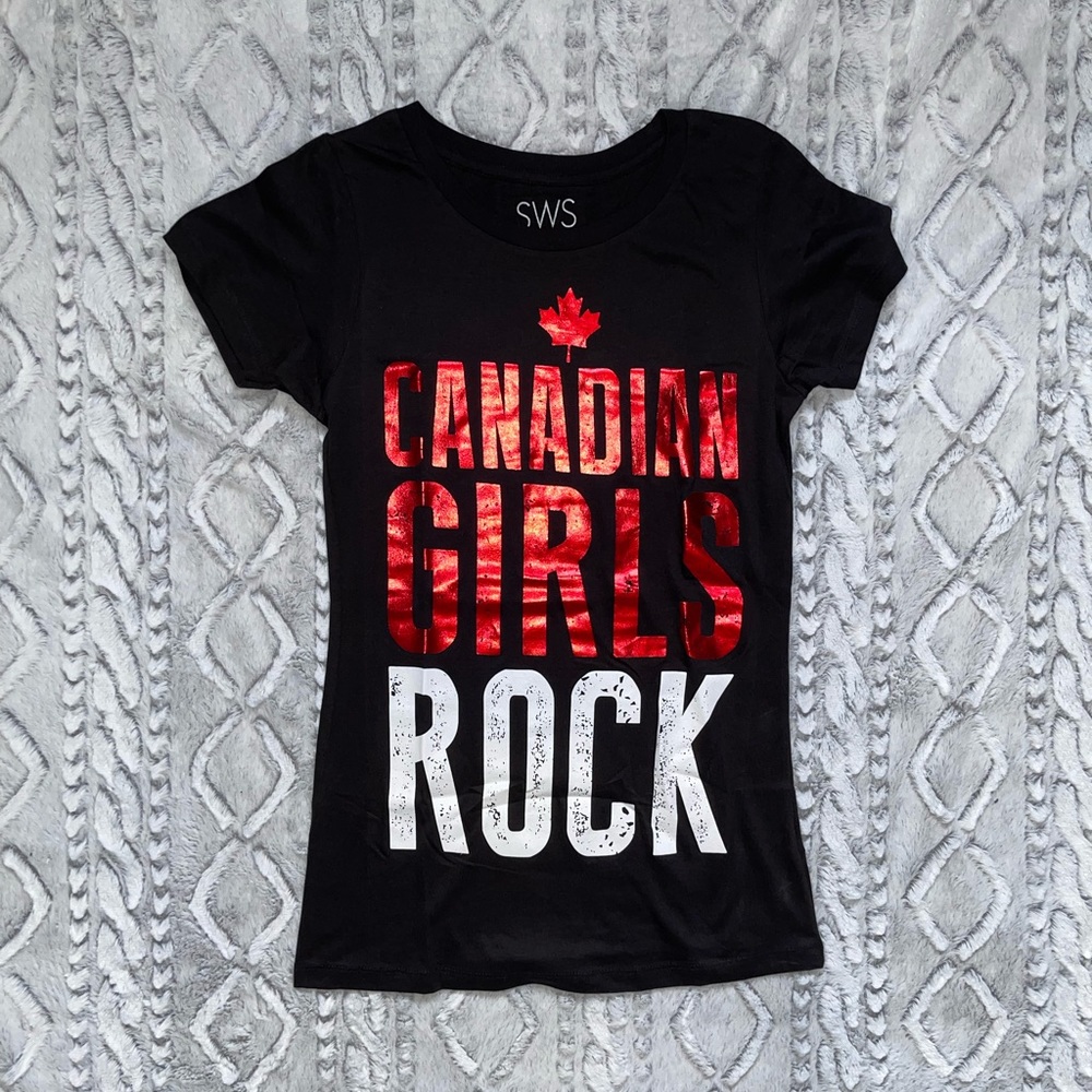 SWS Canadian Girls Rock Tee